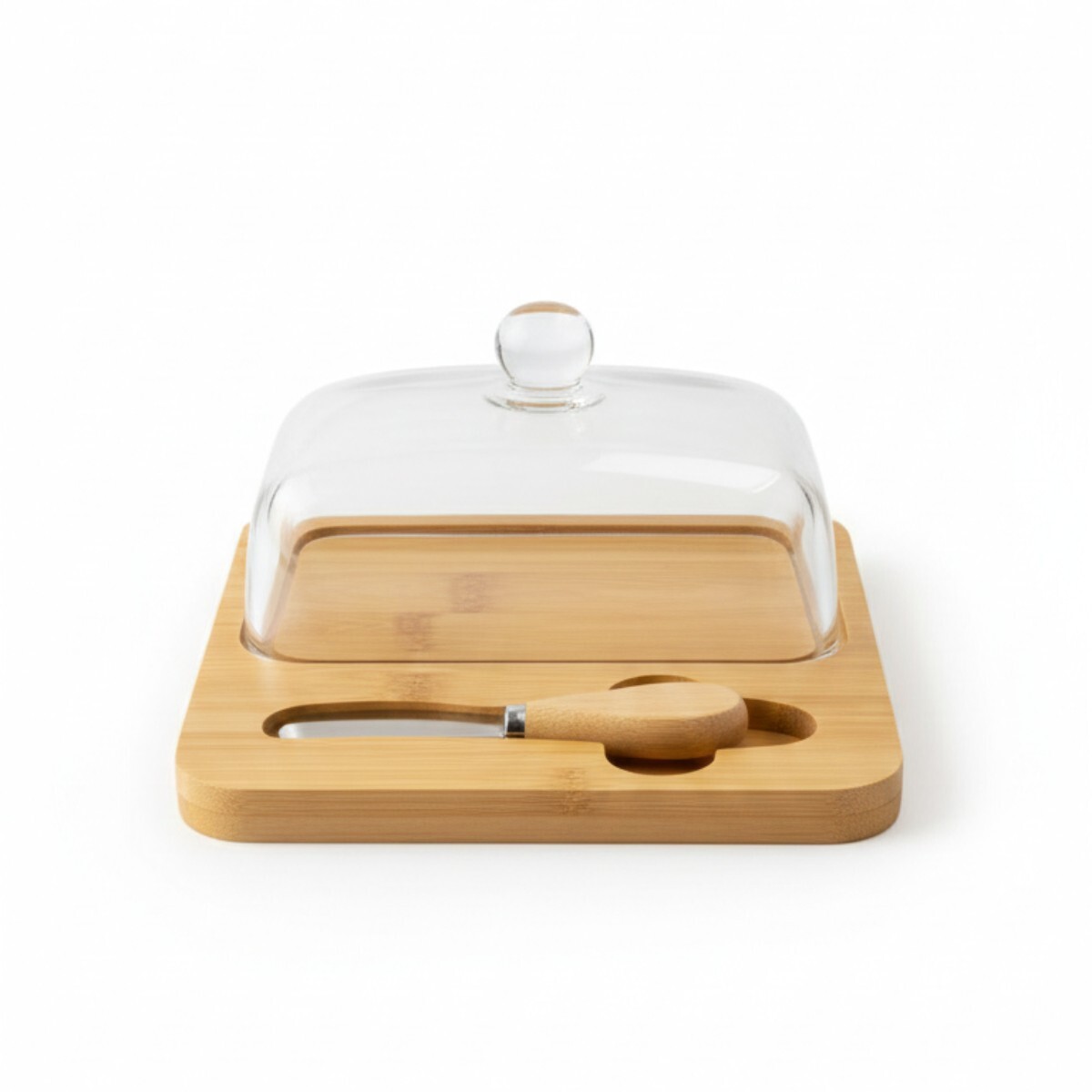 JGO MANTEQUERA C/TAPA Y CUCHILLO 18X18CM 