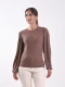 BLUSA EVA MARRON