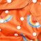 Pañal ecológico waterproof con inserto incluído Arcoiris naranja