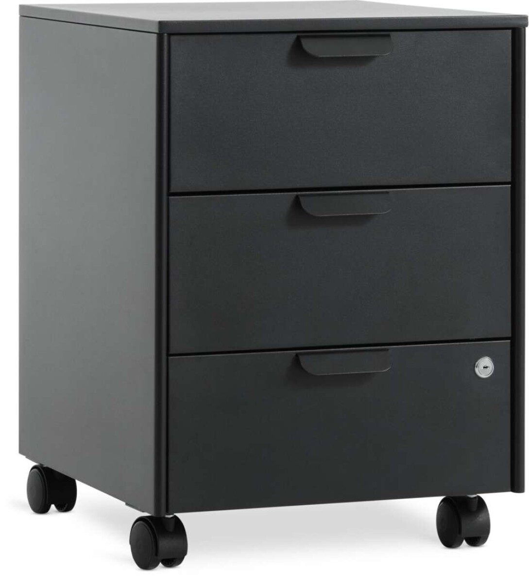 Cajonera Klintholm 3 Cajones - Negro 