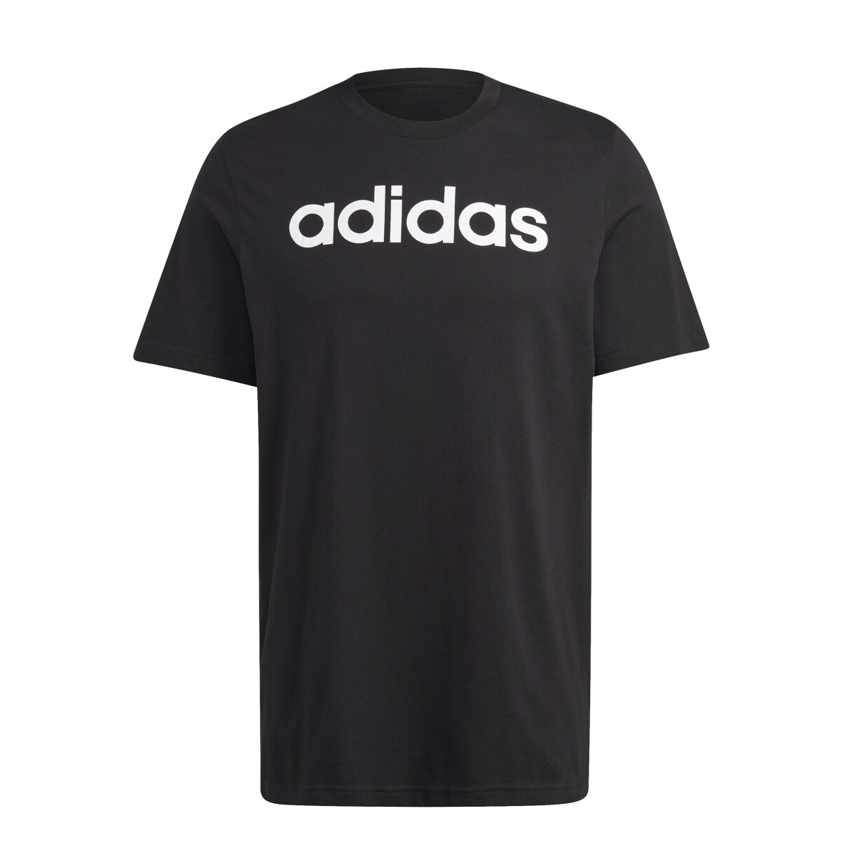 Remera de Hombre Adidas Essentials - Negro - Blanco 