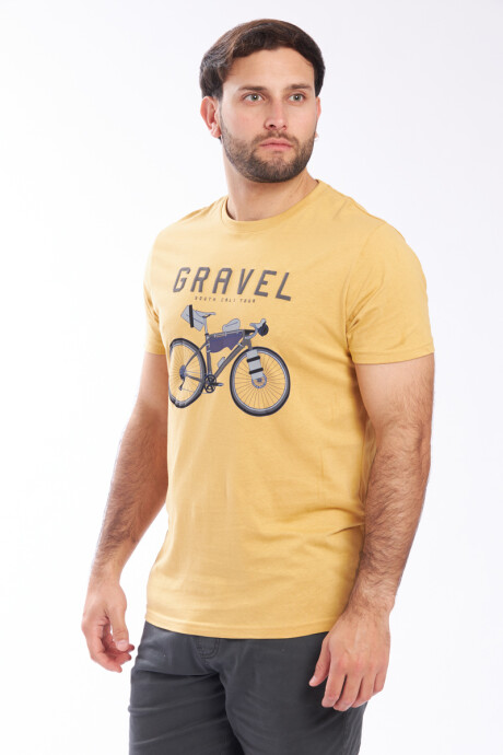 T-SHIRT GRAVEL425 Amarillo