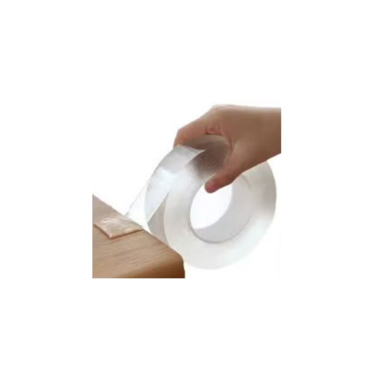 CINTA DOBLE FAZ TRANSPARENTE 30MM X 5M Sin color