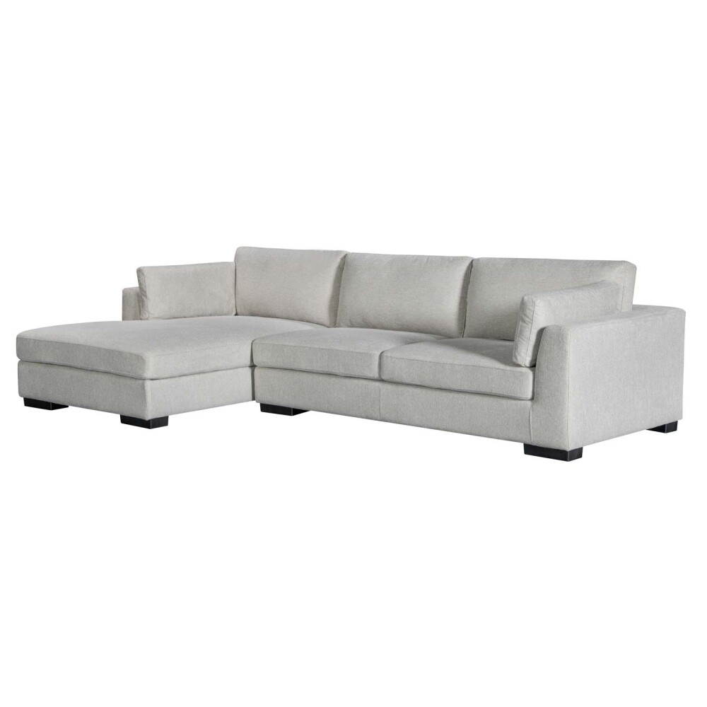 SOFÁ C/CHAISE MÁS DE 4 CUERPOS TELA NATURAL-BEIGE MONACO NATURAL