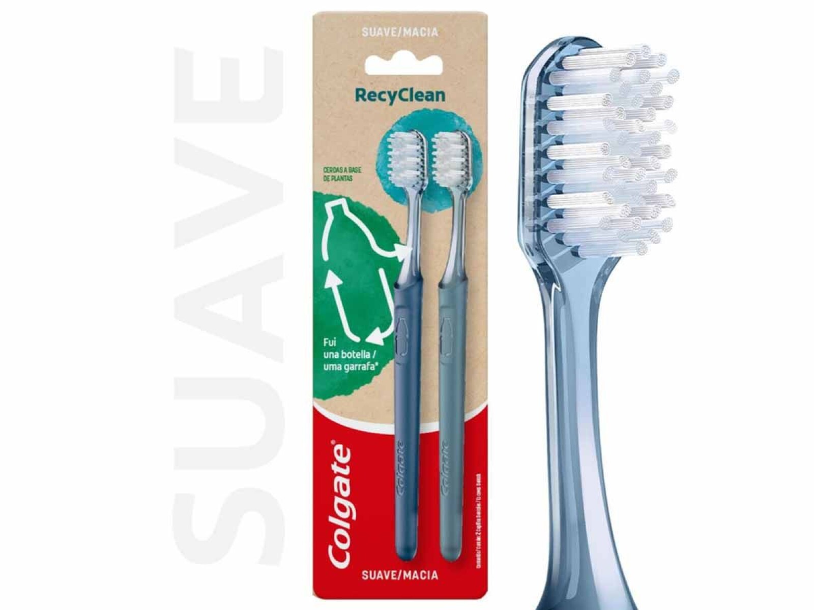 Cepillo Dental Colgate Recyclean 2 Un 