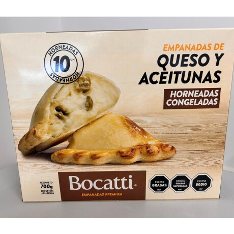 EMPANADAS QUESO Y ACEITUNAS BOCATTI PREMIUM X 10 EMPANADAS QUESO Y ACEITUNAS BOCATTI PREMIUM X 10