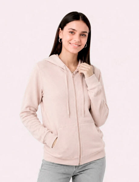 CAMPERA UNISSEX BÁSICA ADULTO ROSADO