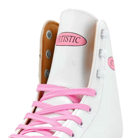 Patín Artístico Bota Dura N1 Venta Garantía + Regalos Blanco