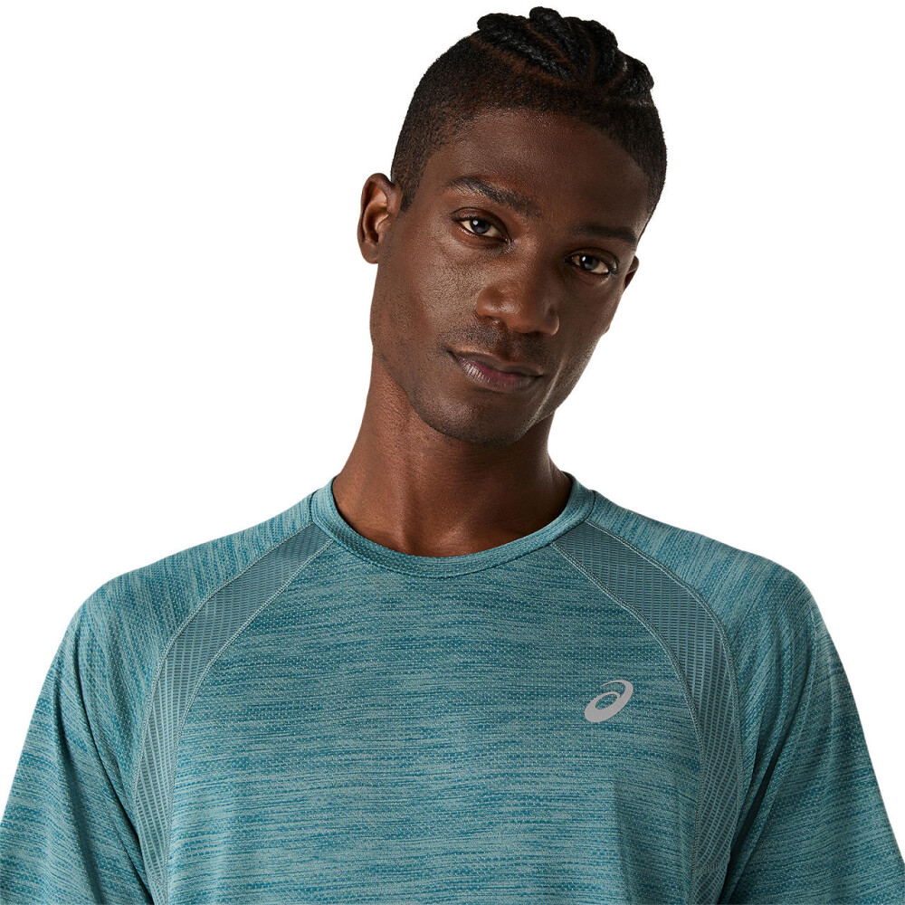 Polos Running Road SS Top Hombre Foggy Teal