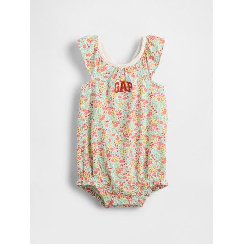 FRCH LOGO BUBBLE ONE PIECE PINK FLORAL