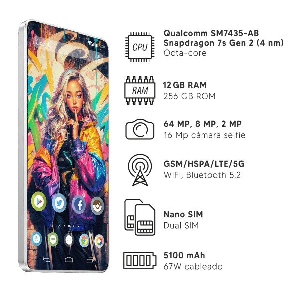 Xiaomi Poco X6 12/256 Gb 5g BLANCO