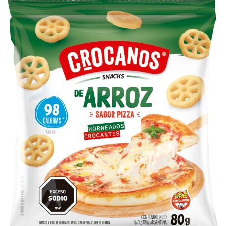 SNACK ARROZ CROCANOS 80G PIZZA SNACK ARROZ CROCANOS 80G PIZZA