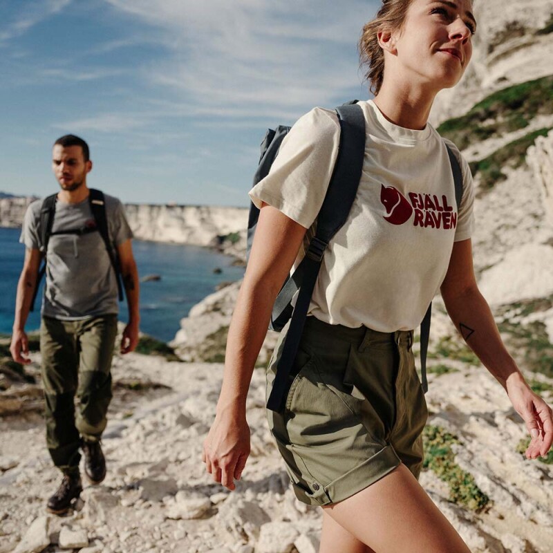 Polo Fjallraven Fjallraven Logo Tee W Mujer Green