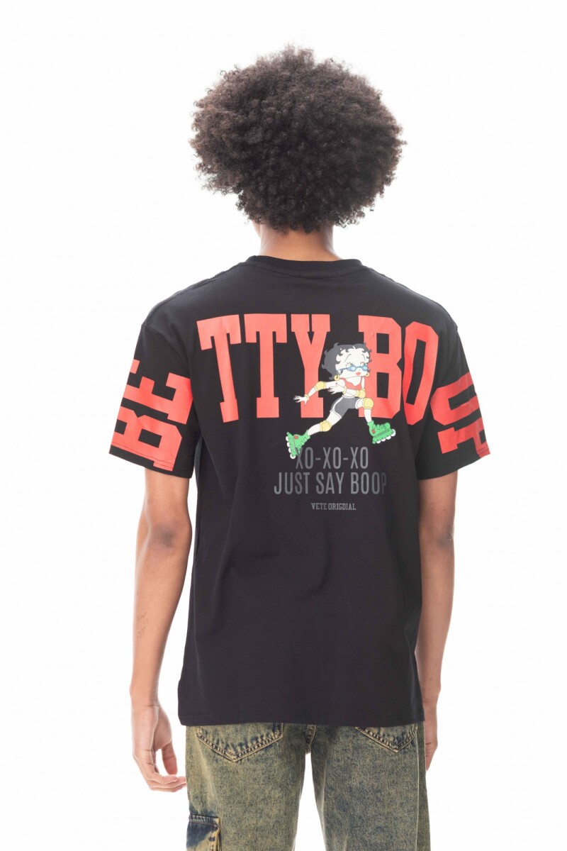 Remera Betty negro