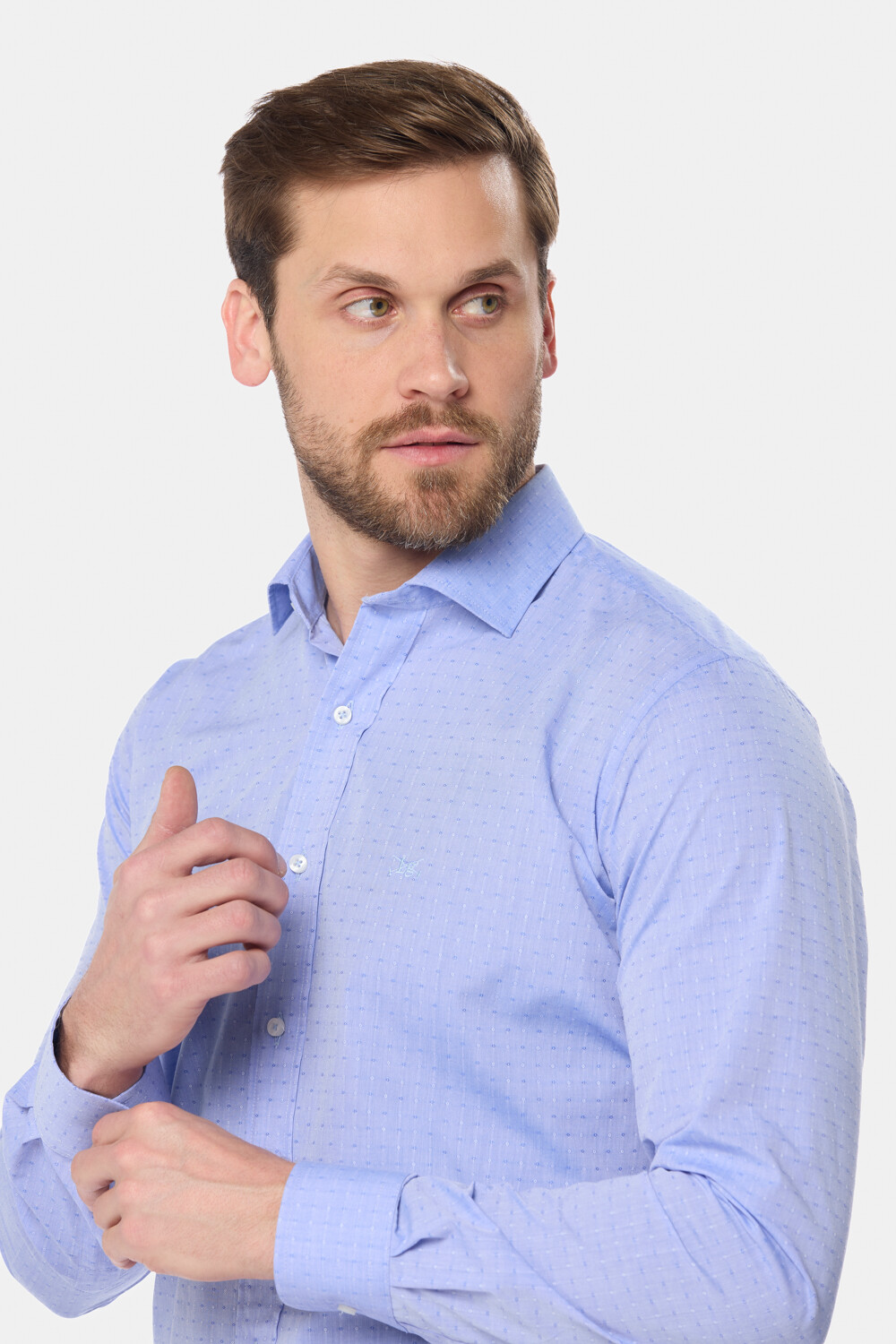 CAMISA DE VESTIR FANTASIA Azul