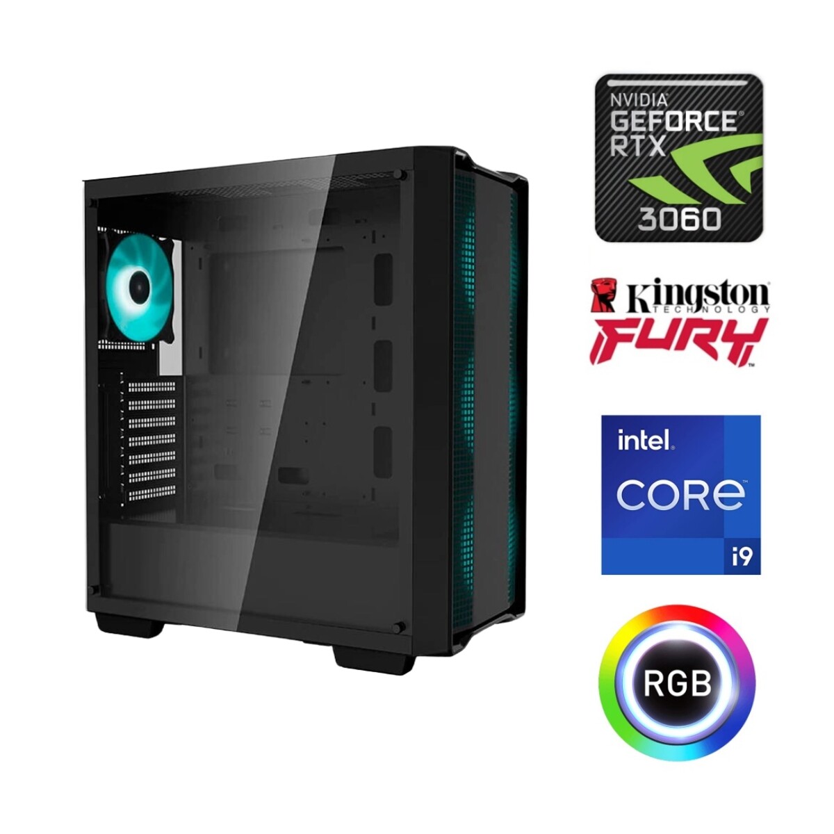 Equipo Gamer Core I5 12600KF, 32GB, 1TB Nvme, Rtx 3060 12GB 