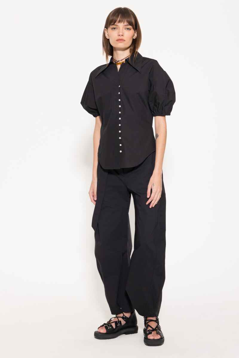 CAMISA AMBAR Negro