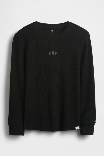 Remera Logo Gap Niño Black