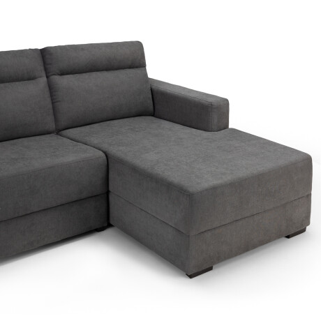 Rinconera Positano - Tela Microfibra - Chaise derecho TB7131 - Grafito