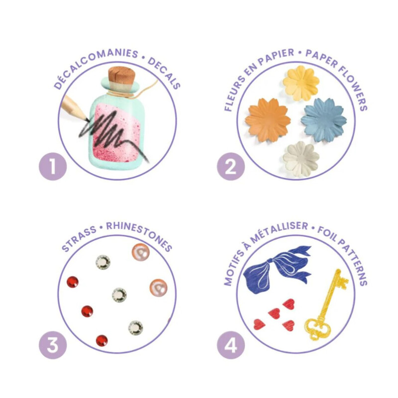 Kit Creativo Cuentos para Decorar Djeco Kit Creativo Cuentos para Decorar Djeco