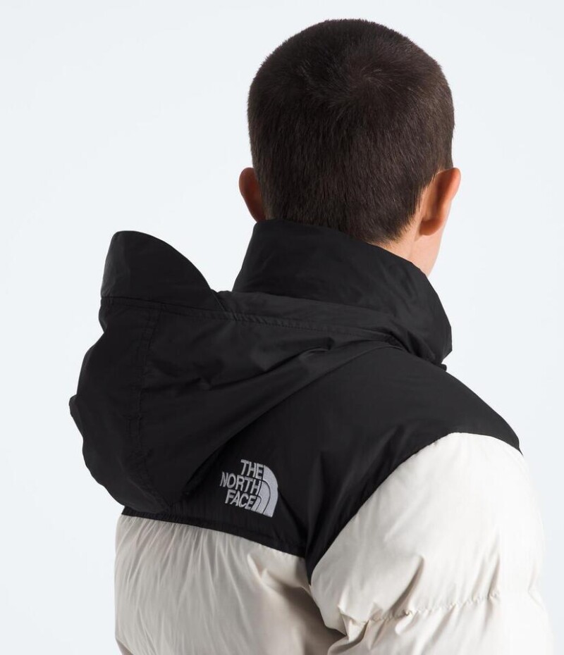 Campera de Pluma 1996 Nuptse mujer White Dune/tnf Black/r