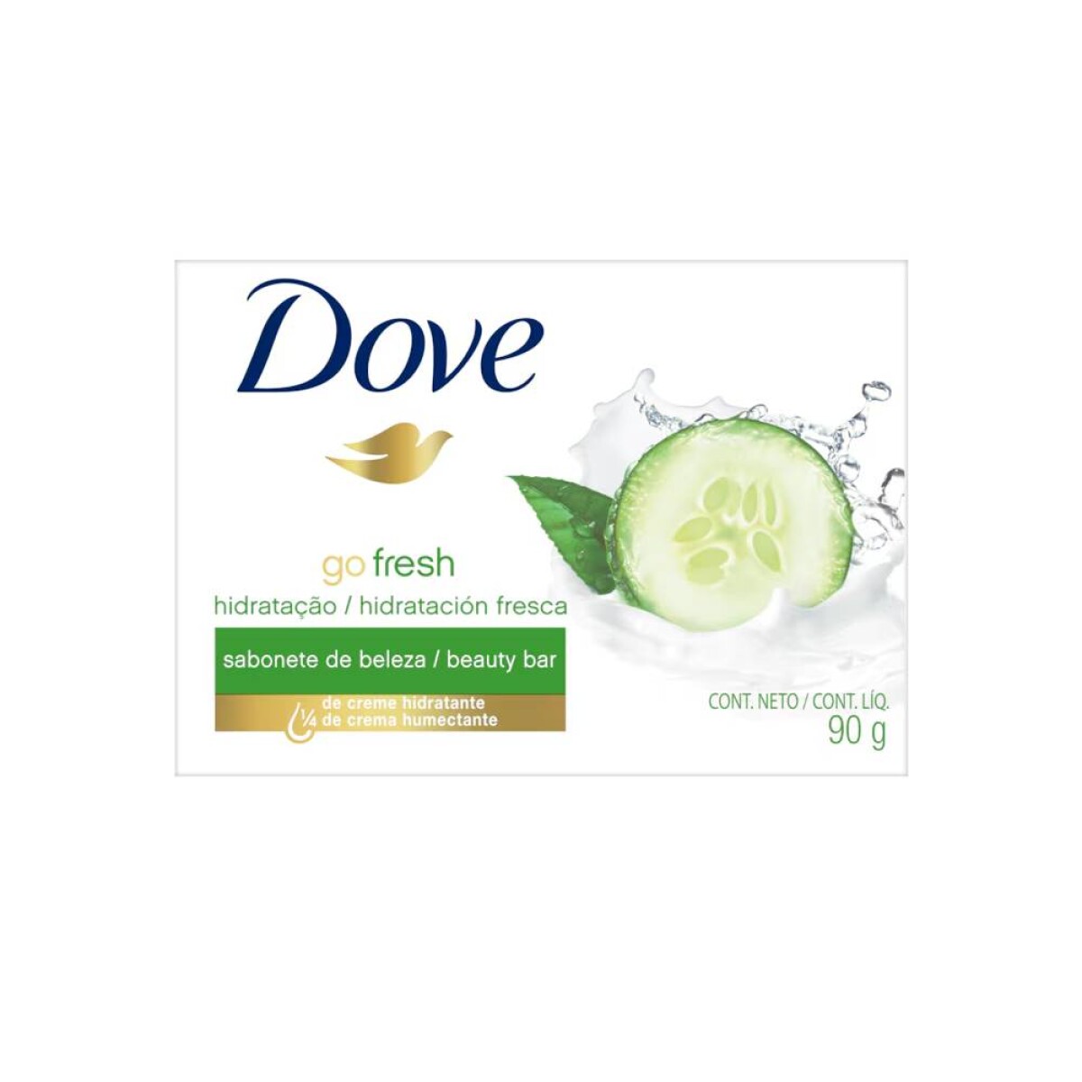 Dove Jabón Barra Hidratación Fresca Pepino 
