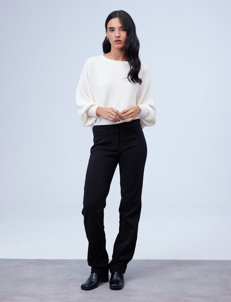 Pantalon De Vestir - Negro 