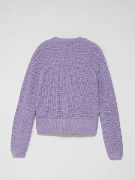 Cardigan de punto Lavanda