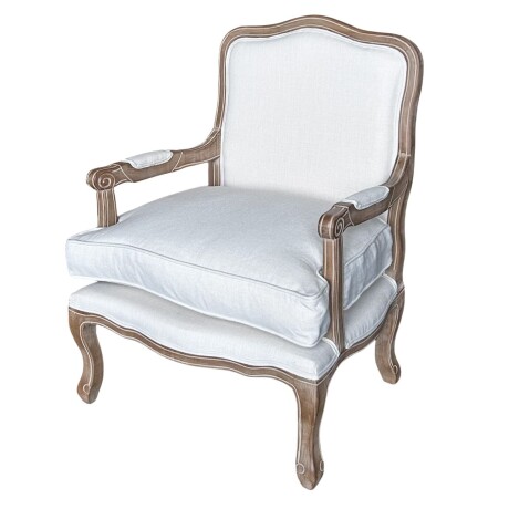 Poltrona Luis XV Crema