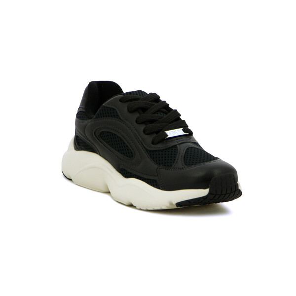 Vizzano Zapato Dama Deportivo Acordonado Negro