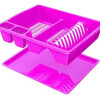 Escurridor Eco De Platos Vasos Cubiertos 45 X 38 Cm ROSA