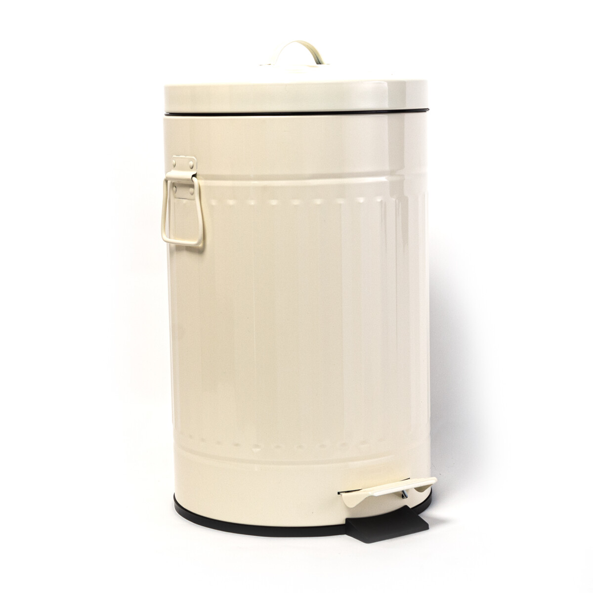 PAPELERA - NATURAL/BEIGE ACERO INOXIDABLE BIN 13L OFF WHITE 