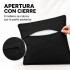 Fundas de Almohadón ZAL 50 x 50 cm Pack x2 Negro