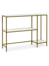 Mesa consola PANDRUP 30x110 estante bl/dorado Mesa consola PANDRUP 30x110 estante bl/dorado