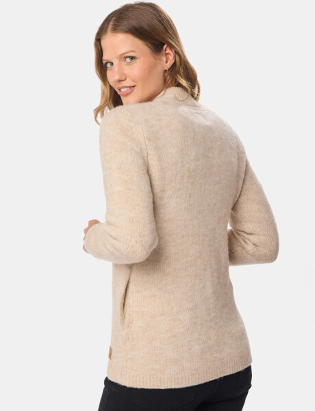 CAMPERA TEJIDA Beige