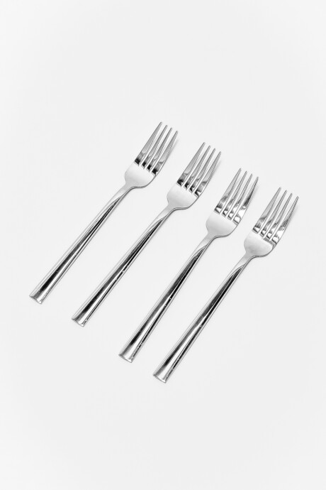 Tenedor Set 4 Un. Plateado
