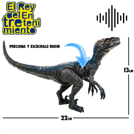 Dinosaurio Jurassic World Blue Velociraptor C/ Sonido Dinosaurio Jurassic World Blue Velociraptor C/ Sonido
