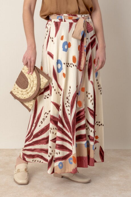 POLLERA ORION Coral