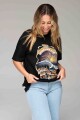 REMERA MORNING SURF OVER TEE J-negro