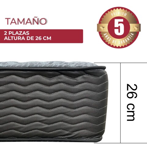 Colchón ZAFIRO - 2 Plazas - Espuma reversible - 140x190x26 cm - Hasta 130 Kg - GARANTIA 5 AÑOS Colchón ZAFIRO - 2 Plazas - Espuma reversible - 140x190x26 cm - Hasta 130 Kg - GARANTIA 5 AÑOS