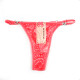 Tanga Colaless Ajustable De Encaje Rosa Pink