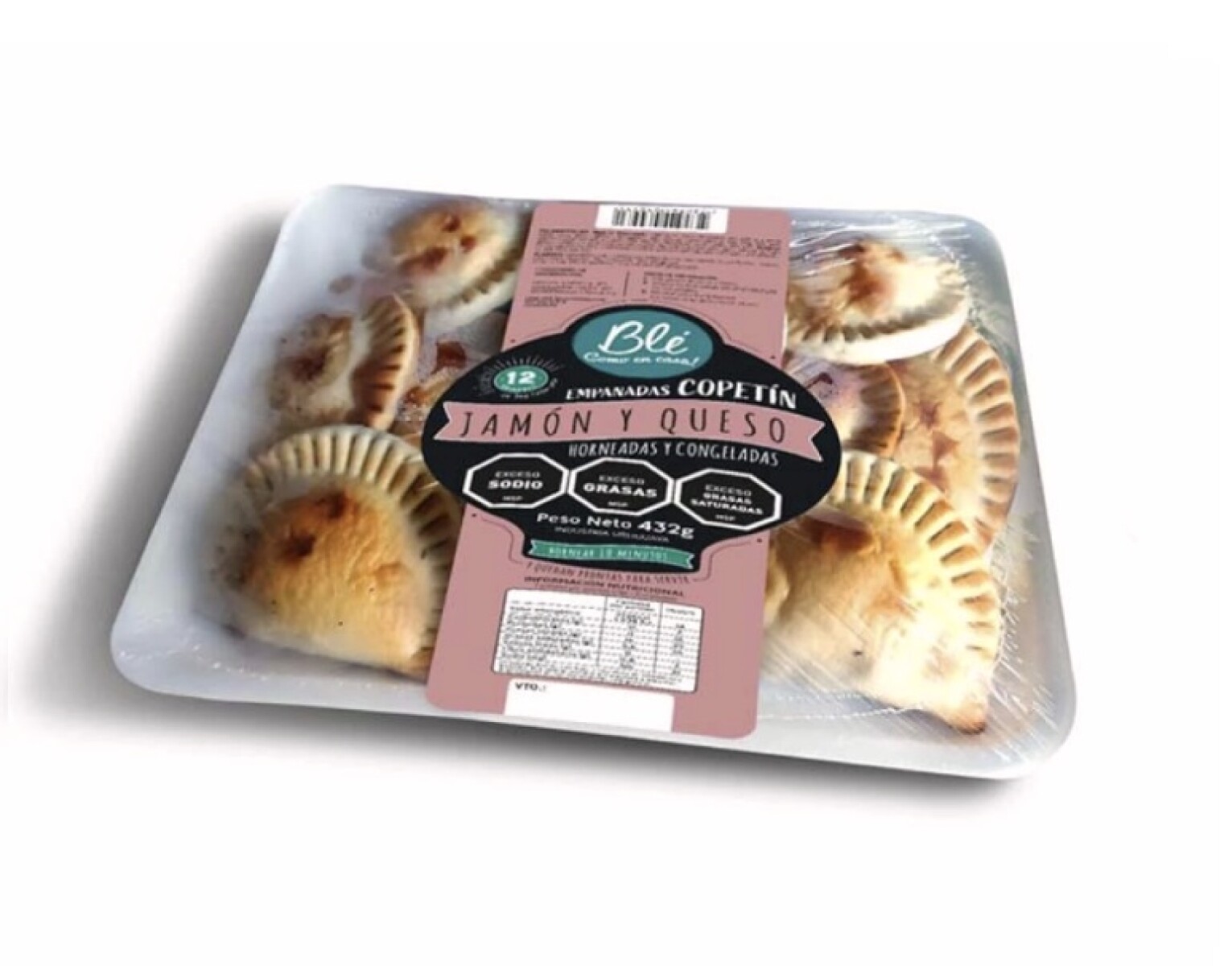 EMPANADAS COPETIN JAMÓN Y QUESO X12 +SOLO PDE O WEB+ 