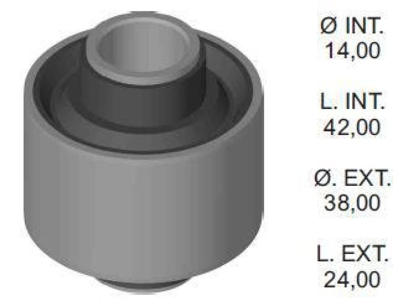 BUJE FIAT SILENTBLOCK BRAZO ROTULA 128 SUPER EUROP - 