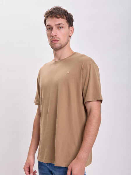 Remera estampa Hoja Tostado