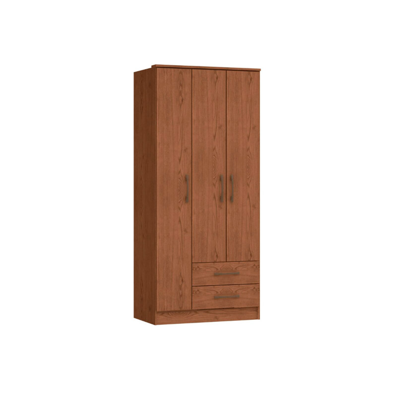 Ropero Moscú 3 Puertas 2 Cajones Macademia Ropero Moscú 3 Puertas 2 Cajones Macademia