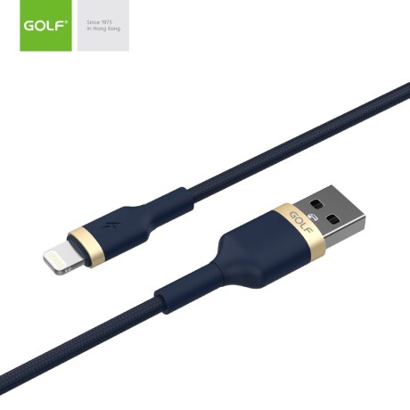 Cable Iphone Compatible Aprobado 1 metro Golf Azul Petróleo