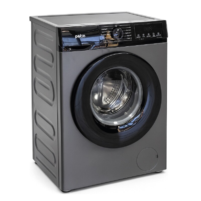 Lavarropas Petra Automático Inverter 6kg Silver Frontal Gris Oscuro Lavarropas Petra Automático Inverter 6kg Silver Frontal Gris Oscuro