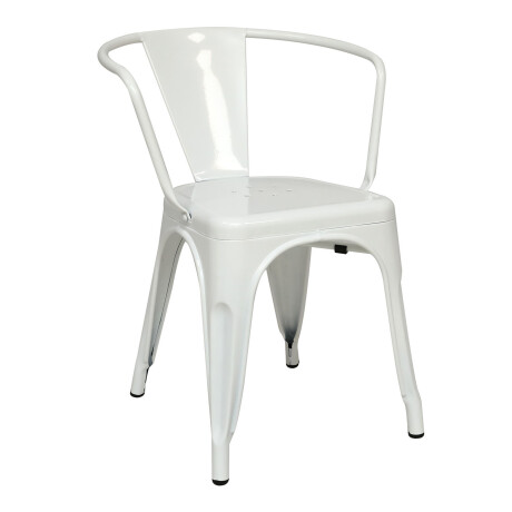 SILLA DE COMEDOR METAL BLANCO TOLIX