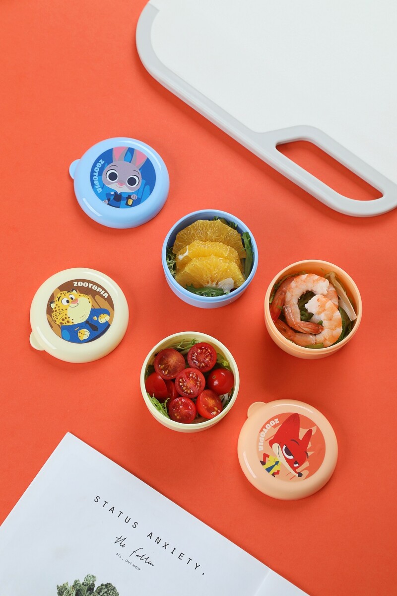 Contenedor alimentos Zootopia 3pcs 