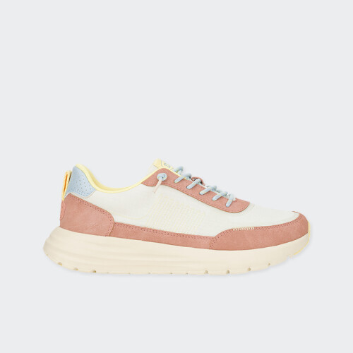 Championes Hey Dude Sirocco Alta Colorblock Rosado